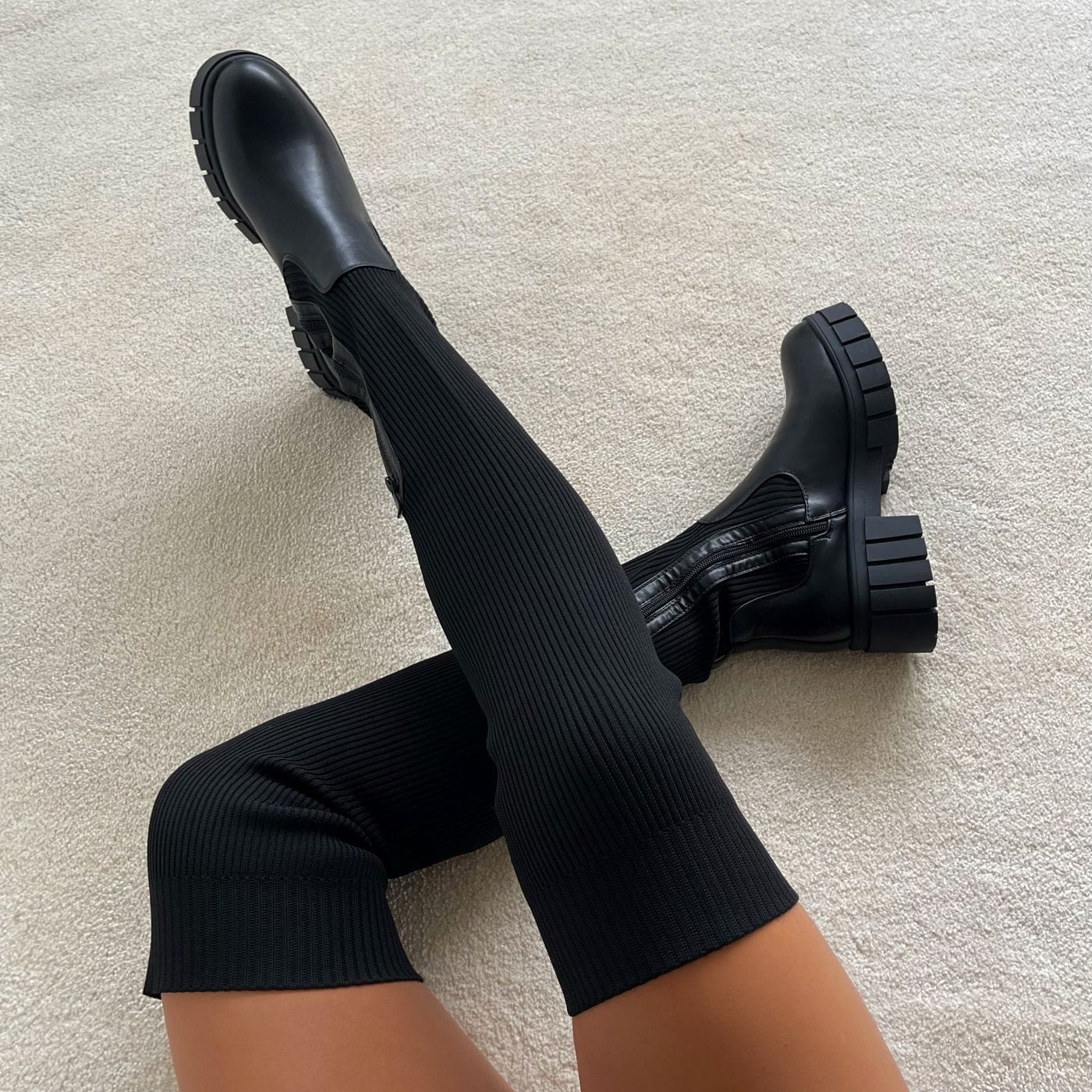 جزمة شتوية عالية